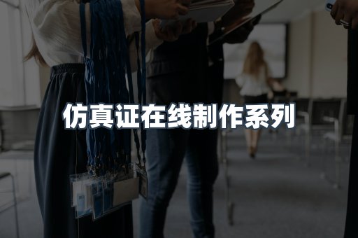 仿真证在线制作